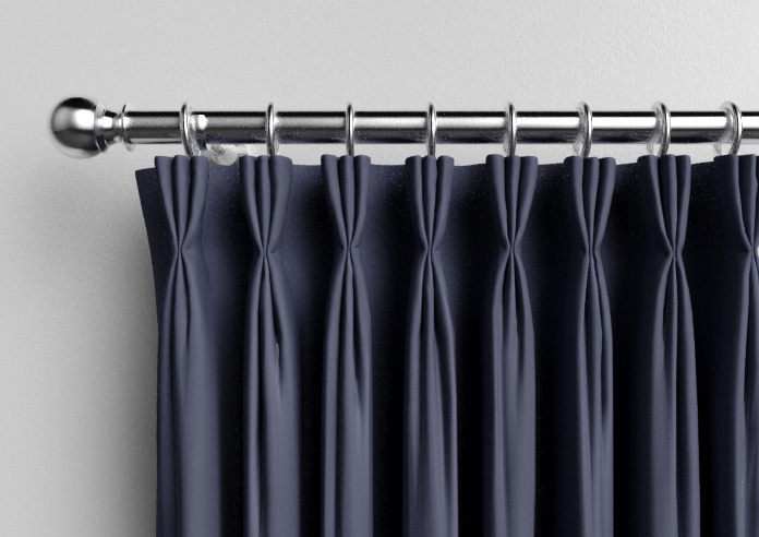 Medina, Navy - Made to Measure Curtains - Image 11